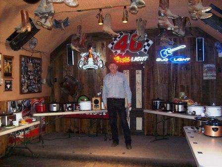 Steve guards the Chili