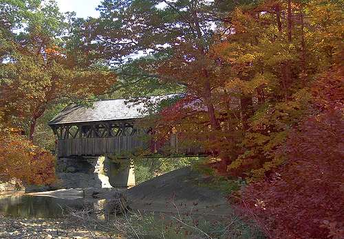 Sunday River Bridge in Maine