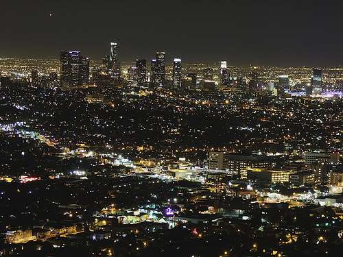 los angeles skyline los angeles skyline