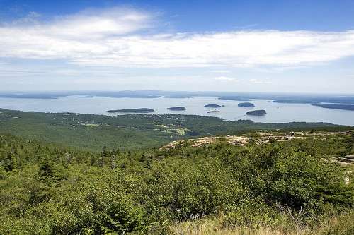 4872733451_88c375a375 Frenchman's Bay as seen from Acadia National Park in Maine.