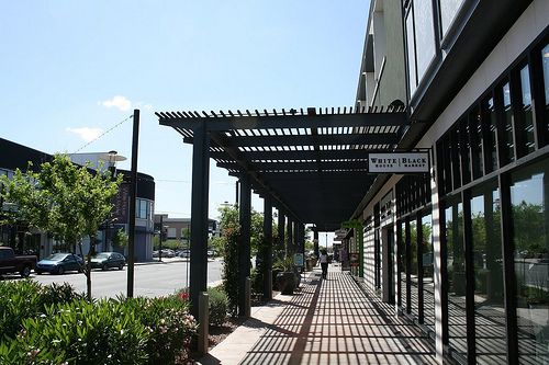 Shopping at the San Tan Village in Gilbert, Arizona.