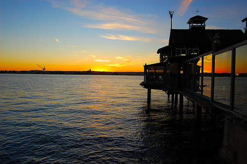 A Seaport Village Sunset