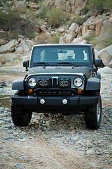 Our Jeep at Sycamore Creek.